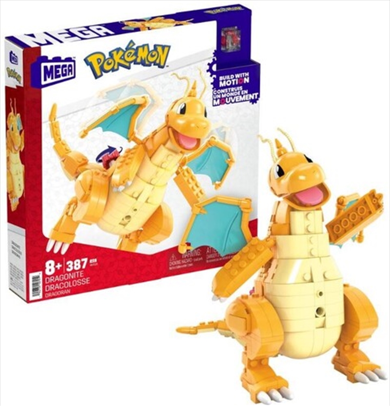 MEGA BLOKS - Pokemon: Dragonite, 388 Piece Building Toy Set/Product Detail/Toys