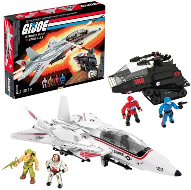 MEGA BLOKS - G.I. JOE Skystriker vs. COBRA H.I.S.S. Building Set, 617 Peice Building Toy Set/Product Detail/Toys