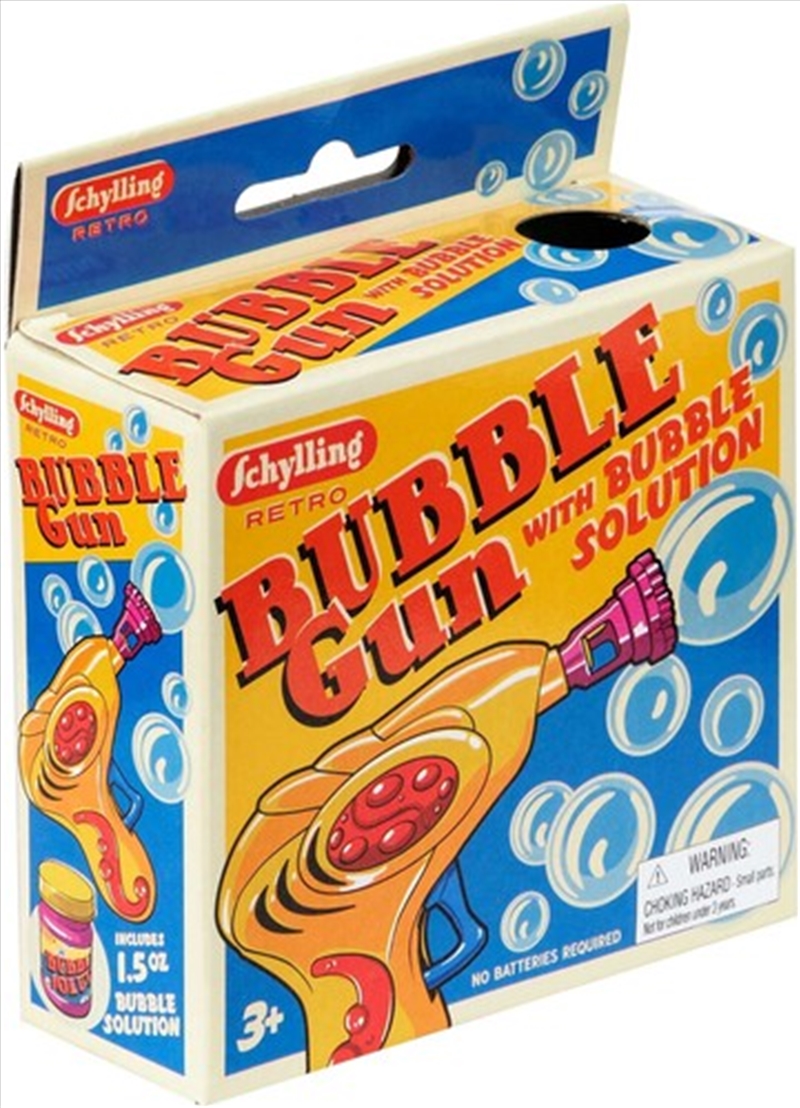 Schylling Retro Bubble Gun With Bubble Solution RBG/Product Detail/Toys