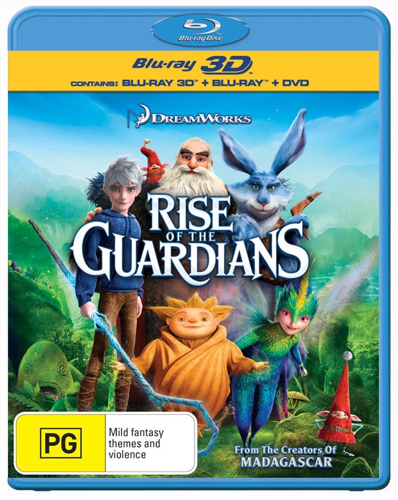 Rise Of The Guardians 3D/Product Detail/Movies on DVD, Blu-ray & 4K
