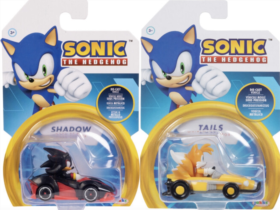 Sonic 1:64 Die Cast Vehicles 4Pc Wave 9 (Sent At Random)/Product Detail/Figurines