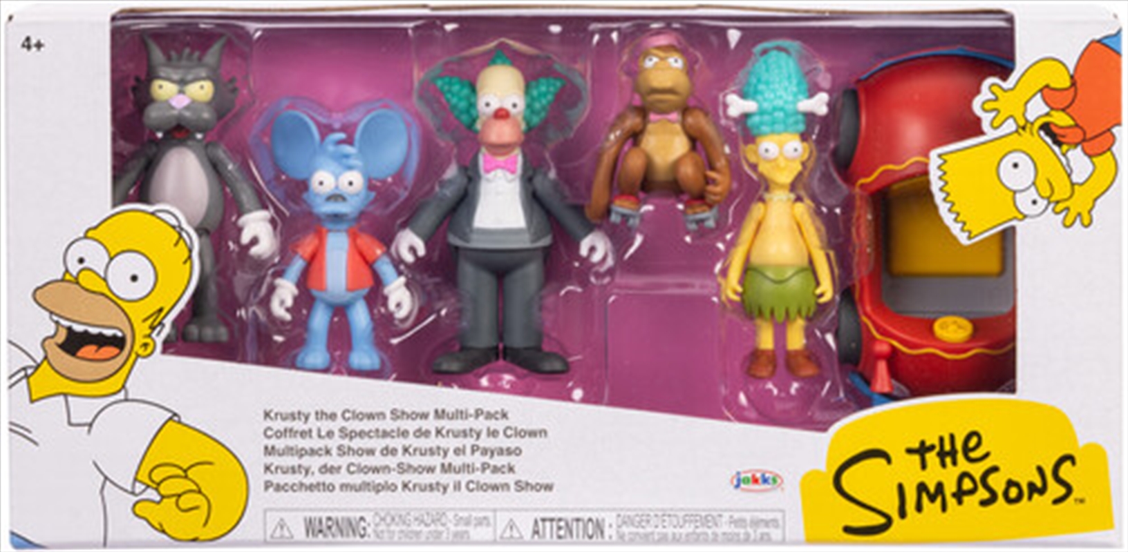 Simpsons 2.5In Figure Krusty Clown Show Multipack/Product Detail/Figurines