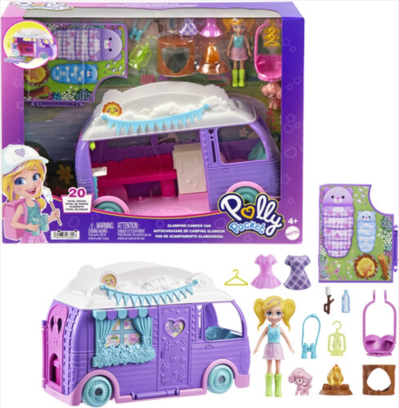 Mattel - Polly Pocket Glamping Van Playset/Product Detail/Toys