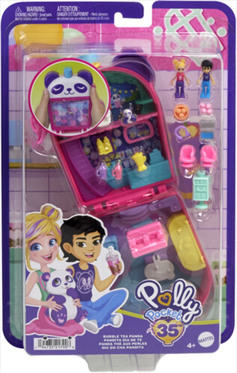 Mattel - Polly Pocket Big Pocket World Bubble Tea Panda Compact Playset/Product Detail/Toys