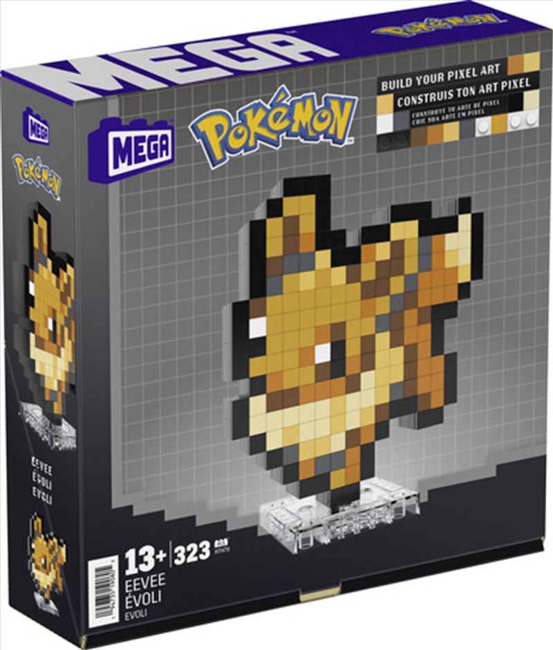 Mega Bloks - Pokemon Eevee, Pixel Art, 323 Piece Building Toy Set/Product Detail/Toys