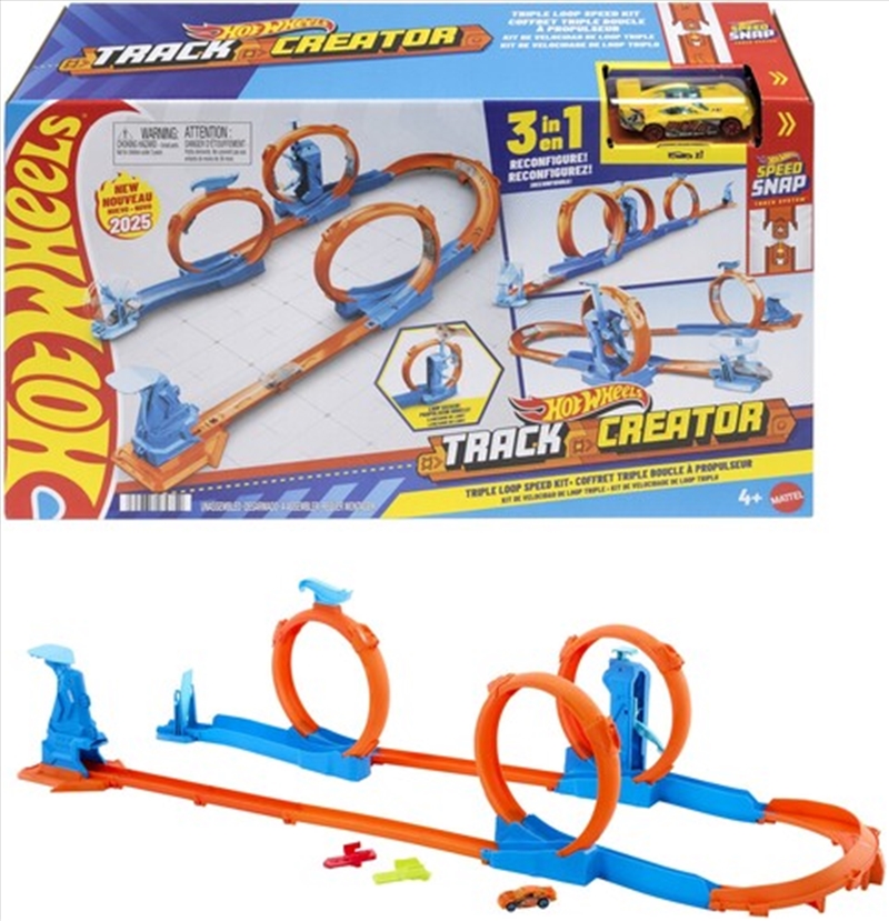 Mattel - Hot Wheels Track Creator Triple Loop Kit/Product Detail/Toys