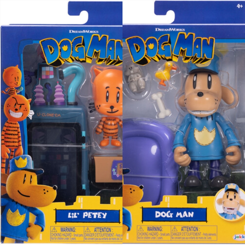 Dog Man 5In Figure 4Pc Wave 2 (Sent At Random)/Product Detail/Figurines