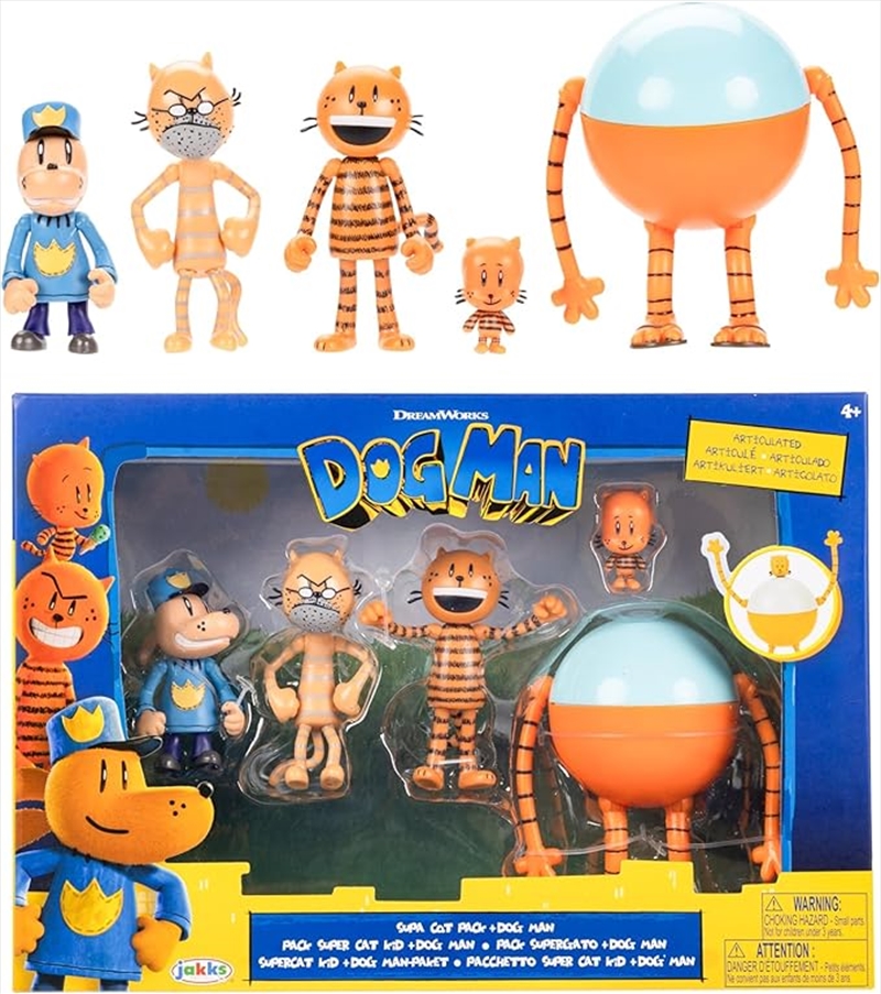 Dog Man 2.5In Figure Multipack W2/Product Detail/Figurines