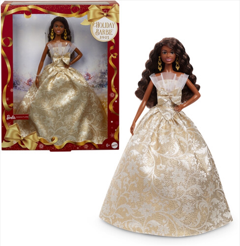 Mattel Collectible - Barbie Holiday Doll 2025, African American/Product Detail/Toys
