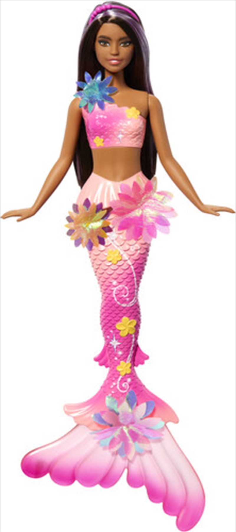 Mattel - Barbie Flower Magic Feature Mermaid, Brunette/Product Detail/Toys