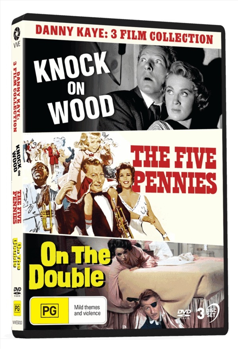 Danny Kaye - Knock On Wood / The Five Pennies / On The Double  3 Film Collection/Product Detail/Comedy