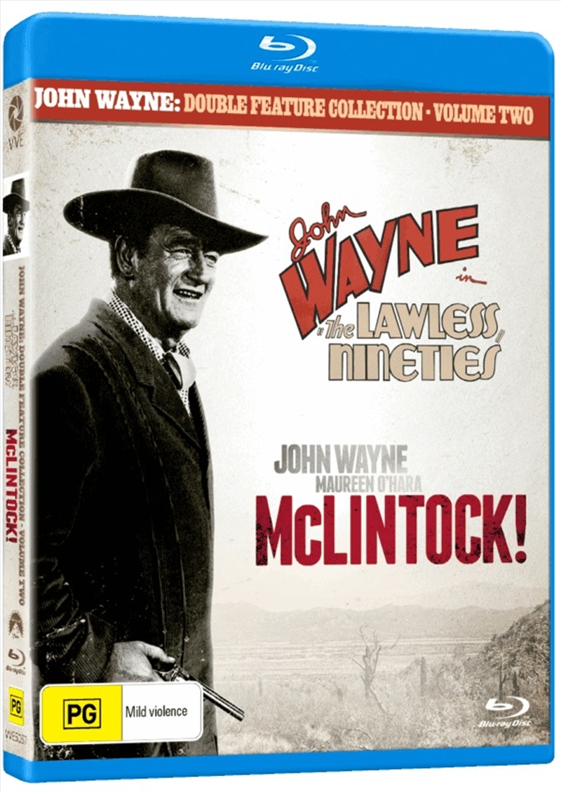 John Wayne Double Feature - The Lawless Nineties / Mclintock! - Collection 2/Product Detail/Classic