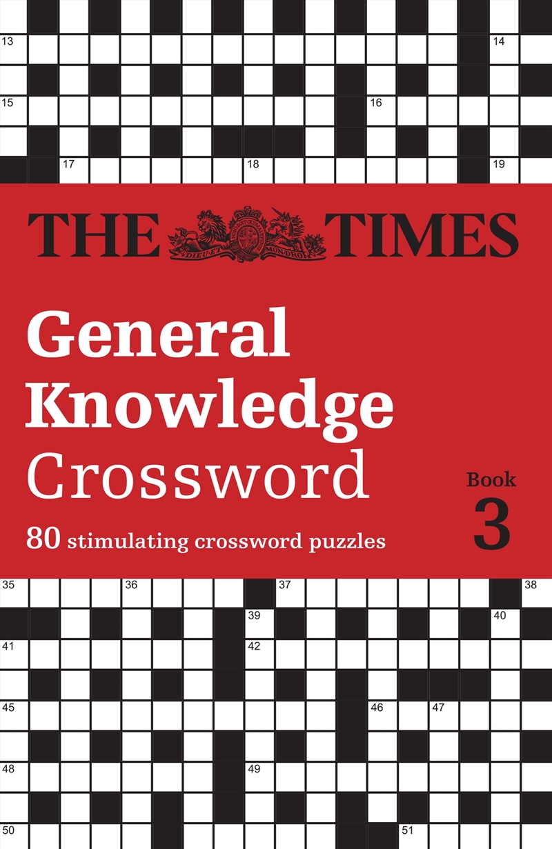 The Times General Knowledge Crossword Book 3/Product Detail/Adults Activity Books