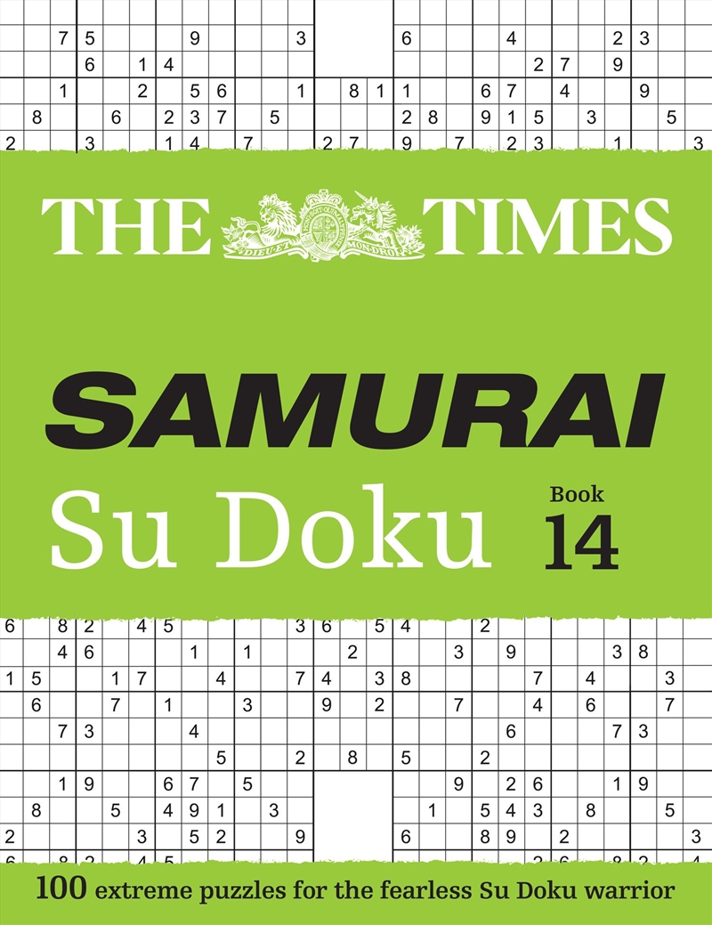 The Times Samurai Su Doku 14/Product Detail/Adults Activity Books