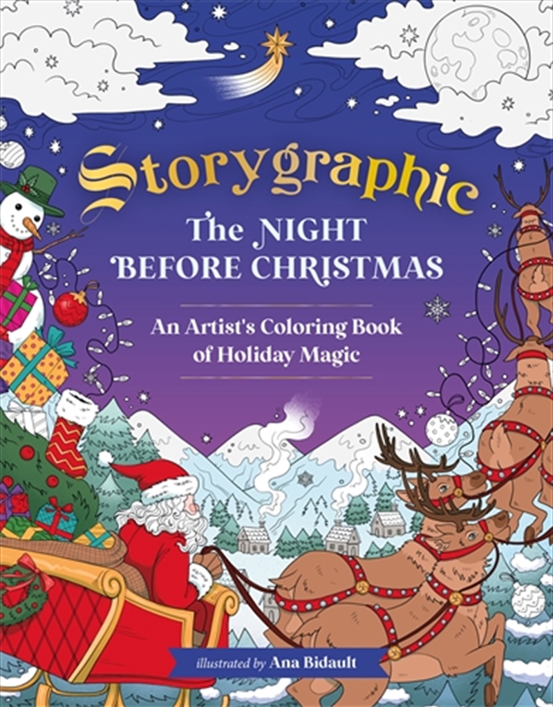 Storygraphic: The Night Before Christmas/Product Detail/Adults Colouring