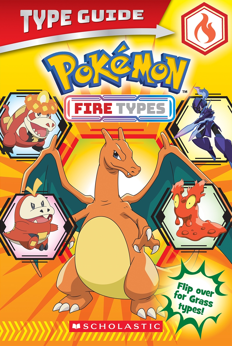 Pokemon Type Guide: Fire Types/Grass Types/Product Detail/Kids Activity Books