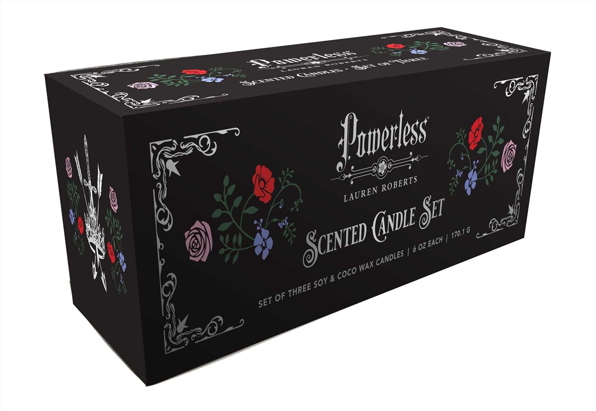 Lauren Roberts: Powerless Trilogy Scented Glass Candle Set (Set of 3)/Product Detail/Stationery
