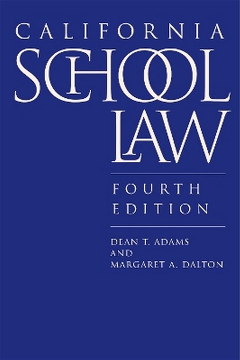 California School Law/Product Detail/Teaching