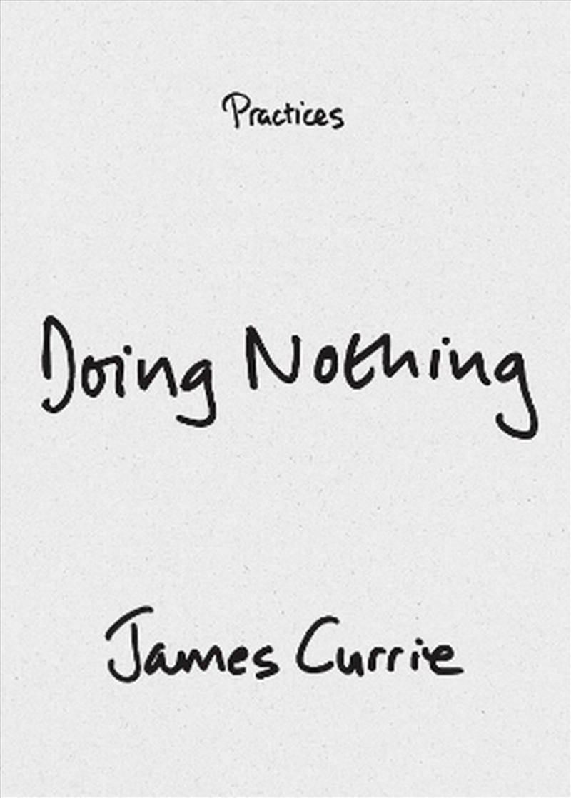 Doing Nothing/Product Detail/Reading