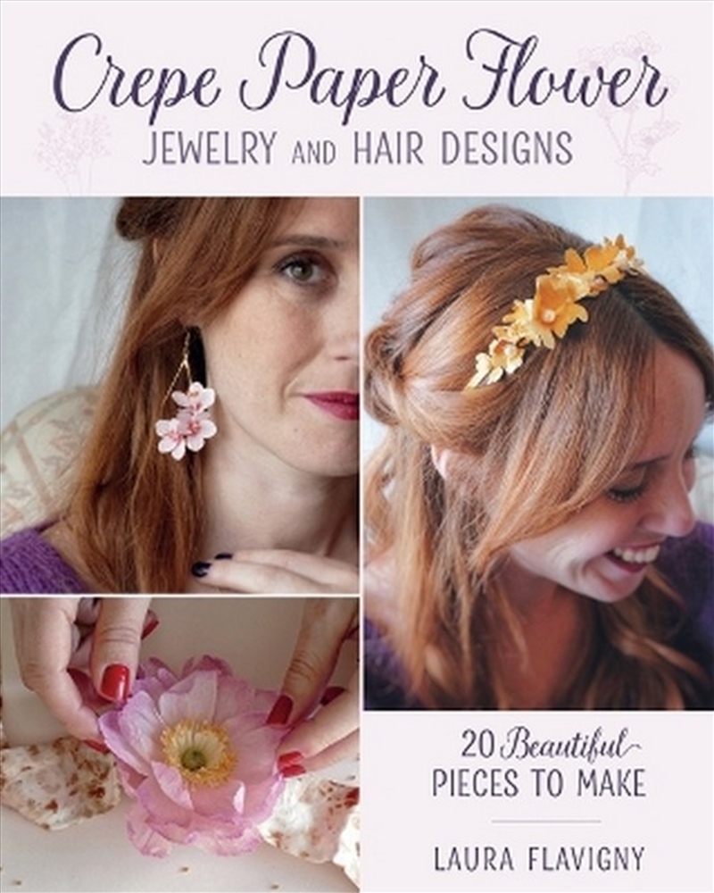 Crepe Paper Flower Jewelry and Hair Designs/Product Detail/Crafts & Handiwork