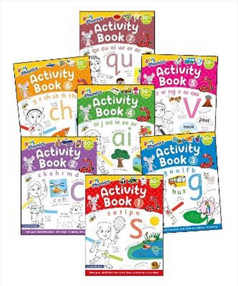 Jolly Phonics Activity Books 1-7/Product Detail/Kids Activity Books