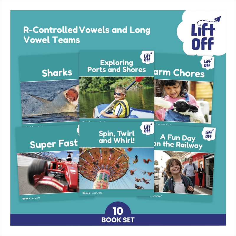 Phonic Books Lift Off Readers R-Controlled Vowels And Long Vowel Teams/Product Detail/Children