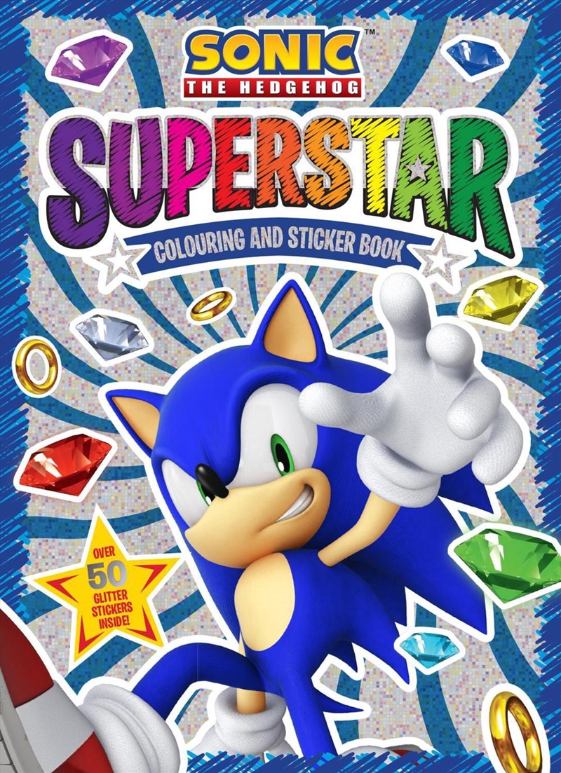 Sonic the Hedgehog: Superstar Colouring and Sticker Book/Product Detail/Kids Activity Books