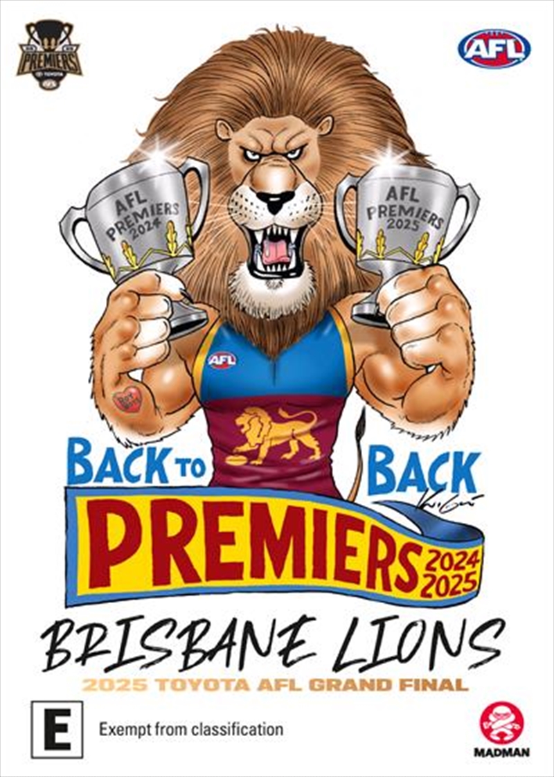 AFL - 2025 Premiers - Brisbane Lions/Product Detail/Sport