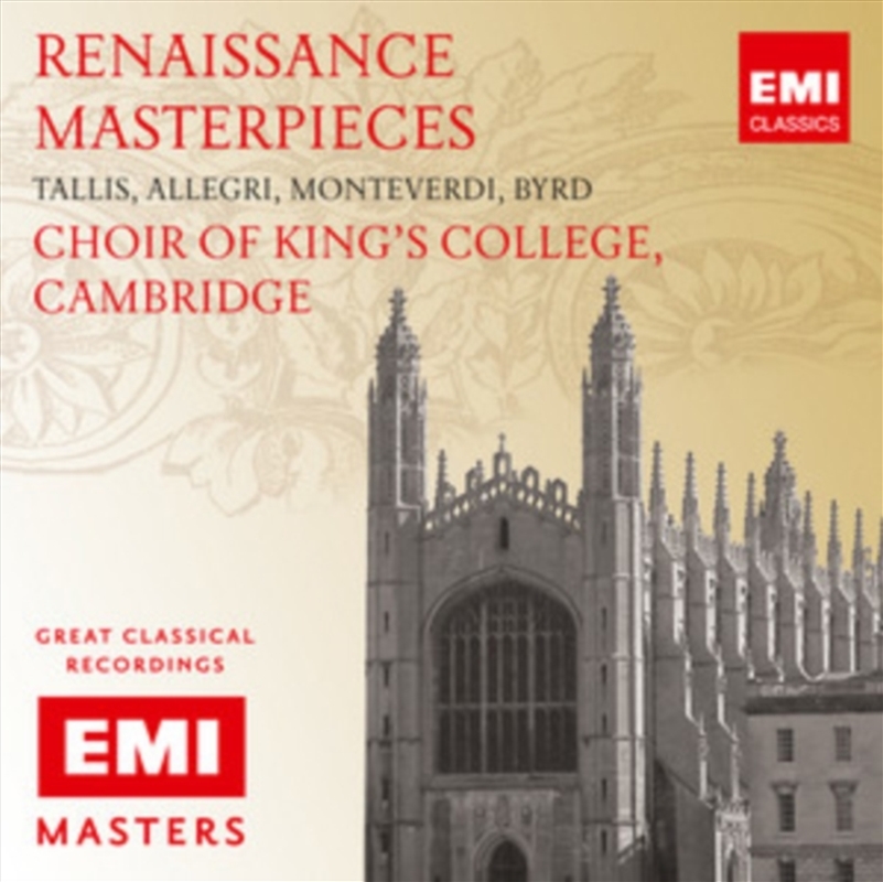 Choir Of King's College Cambridge - Renaissance Masterpieces/Product Detail/Classical