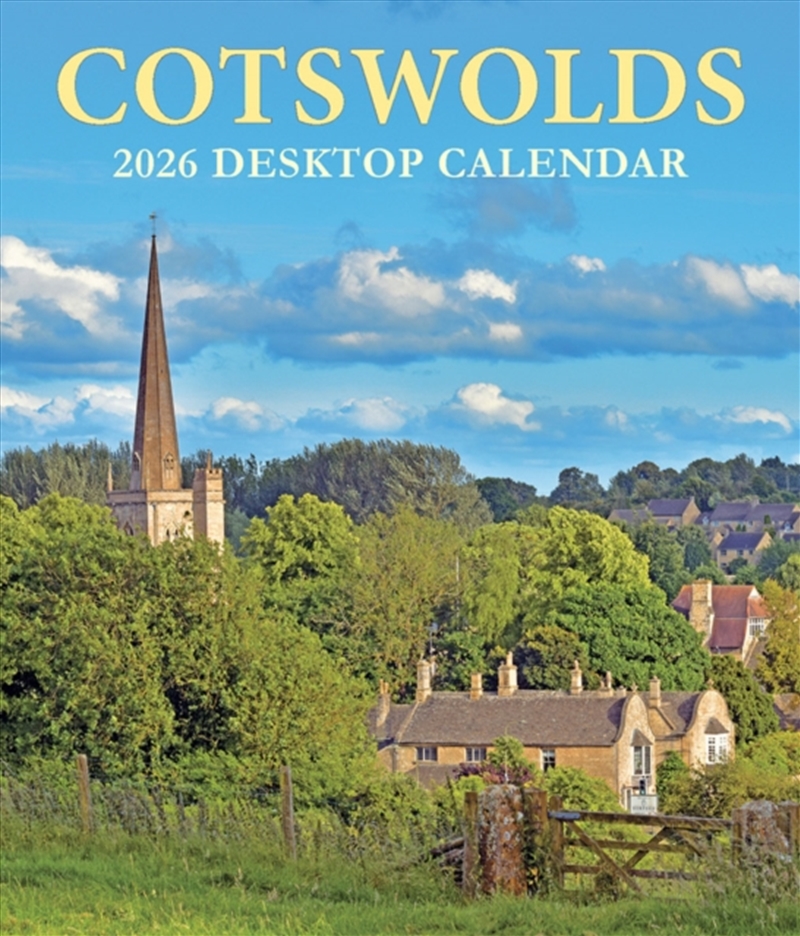 Cotswolds Large Desktop Calendar - 2026/Product Detail/Calendars & Diaries