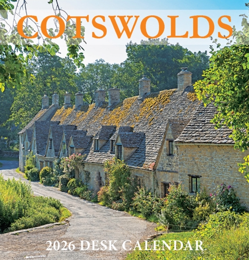 Cotswolds Mini Desktop Calendar - 2026/Product Detail/Calendars & Diaries