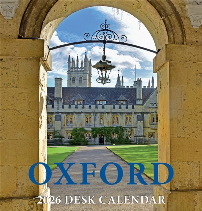 Oxford Colleges Mini Desktop Calendar - 2026/Product Detail/Calendars & Diaries