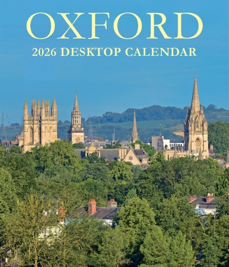 Oxford Large Desktop Calendar - 2026/Product Detail/Calendars & Diaries