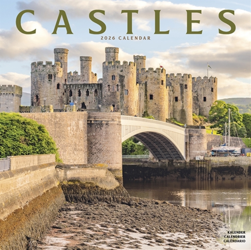 Castles Calendar 2026 Square Scenic Wall Calendar - 16 Month/Product Detail/Calendars & Diaries