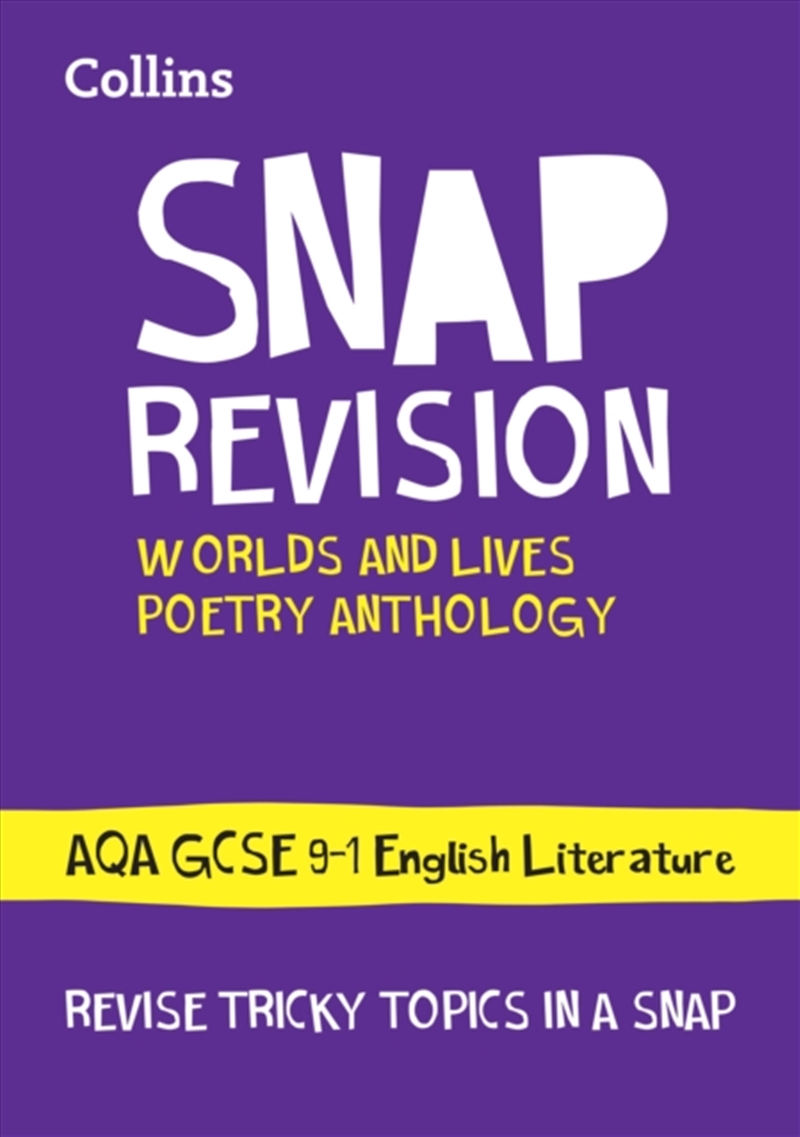 Worlds And Lives Poetry Cluster Aqa Gcse 9-1 English Literature Revision Guide : Ideal For The 2026/Product Detail/English