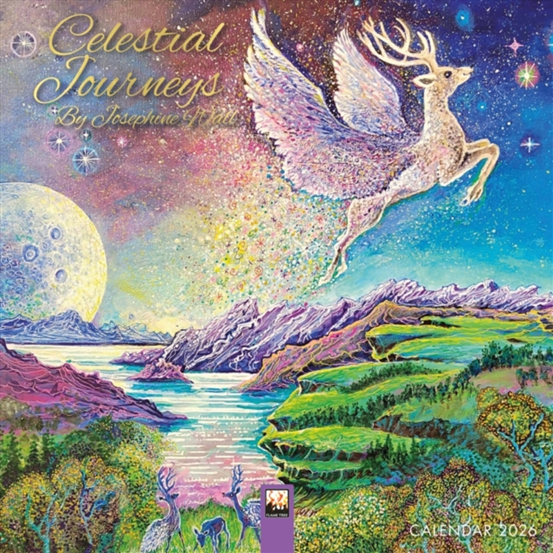 Celestial Journeys By Josephine Wall Mini Wall Calendar 2026 (Art Calendar)/Product Detail/Calendars & Diaries