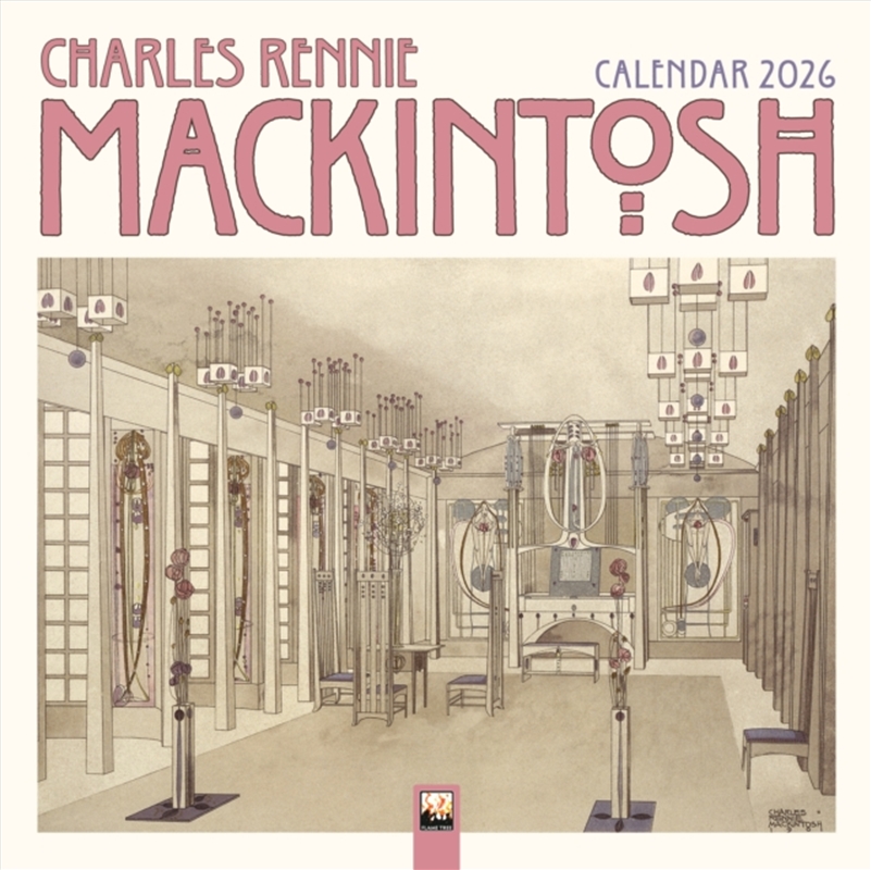 Charles Rennie Mackintosh Wall Calendar 2026 (Art Calendar)/Product Detail/Calendars & Diaries