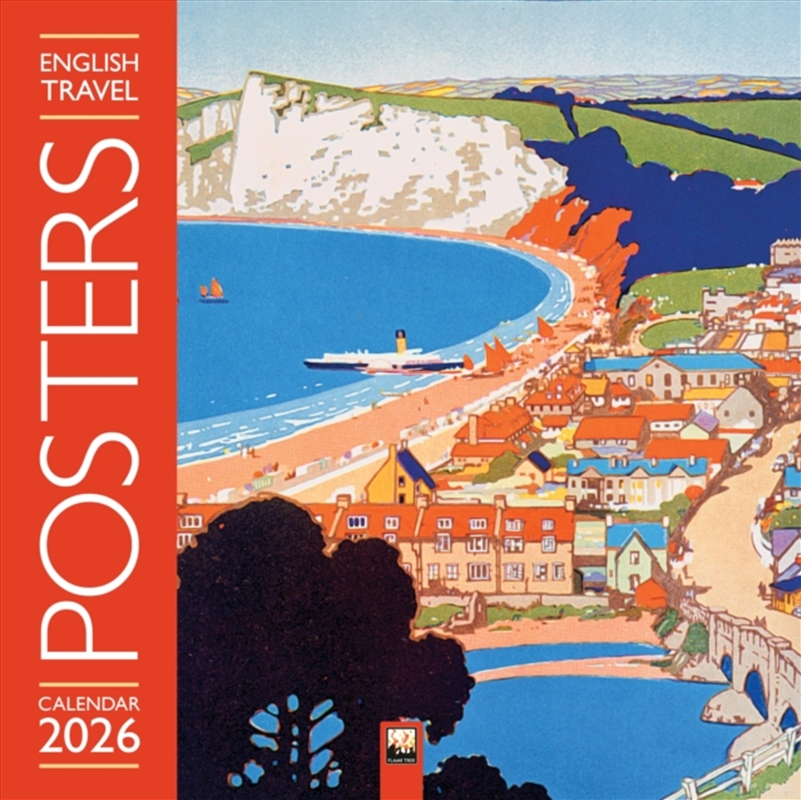 English Travel Posters Wall Calendar 2026 (Art Calendar)/Product Detail/Calendars & Diaries
