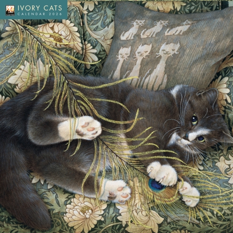 Ivory Cats By Lesley Anne Ivory Wall Calendar 2026 (Art Calendar)/Product Detail/Calendars & Diaries