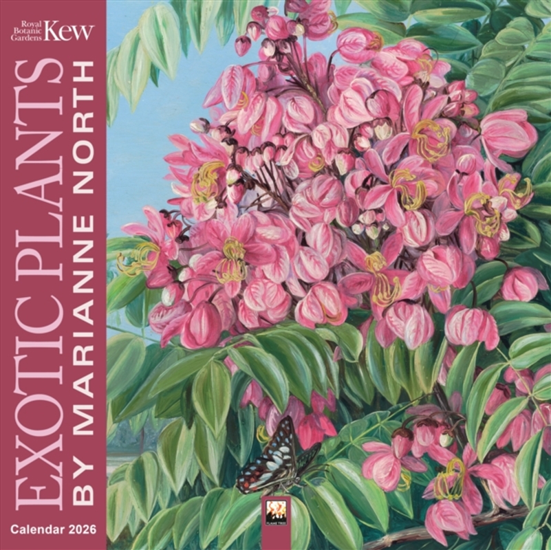 Kew Gardens: Exotic Plants By Marianne North Wall Calendar 2026 (Art Calendar)/Product Detail/Calendars & Diaries