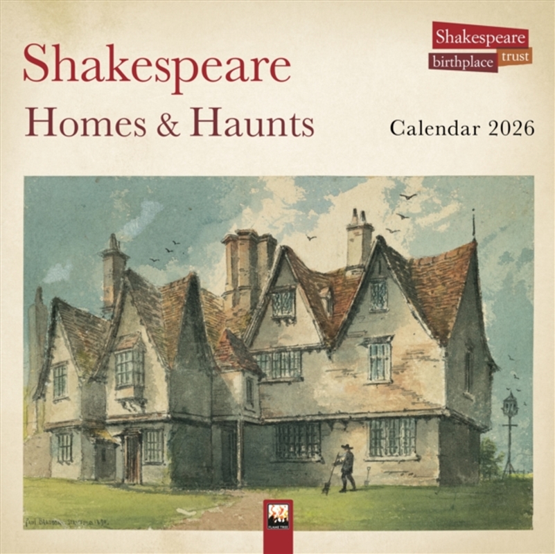 Shakespeare Birthplace Trust: Shakespeare Homes And Haunts Wall Calendar 2026 (Art Calendar)/Product Detail/Calendars & Diaries