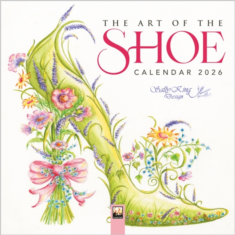 The Art Of The Shoe By Sally King Design Mini Wall Calendar 2026 (Art Calendar)/Product Detail/Calendars & Diaries
