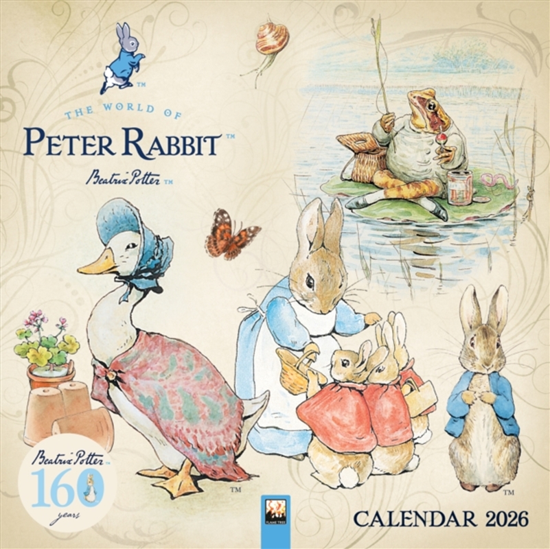 The World Of Peter Rabbit Wall Calendar 2026 (Art Calendar)/Product Detail/Calendars & Diaries