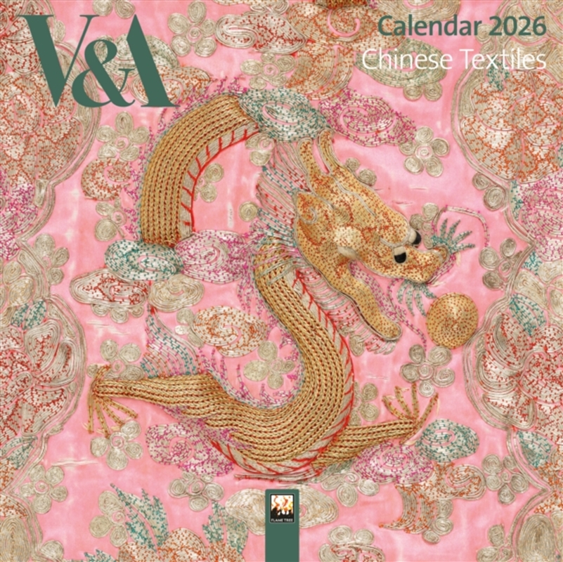 V&A: Chinese Textiles Mini Wall Calendar 2026 (Art Calendar)/Product Detail/Calendars & Diaries