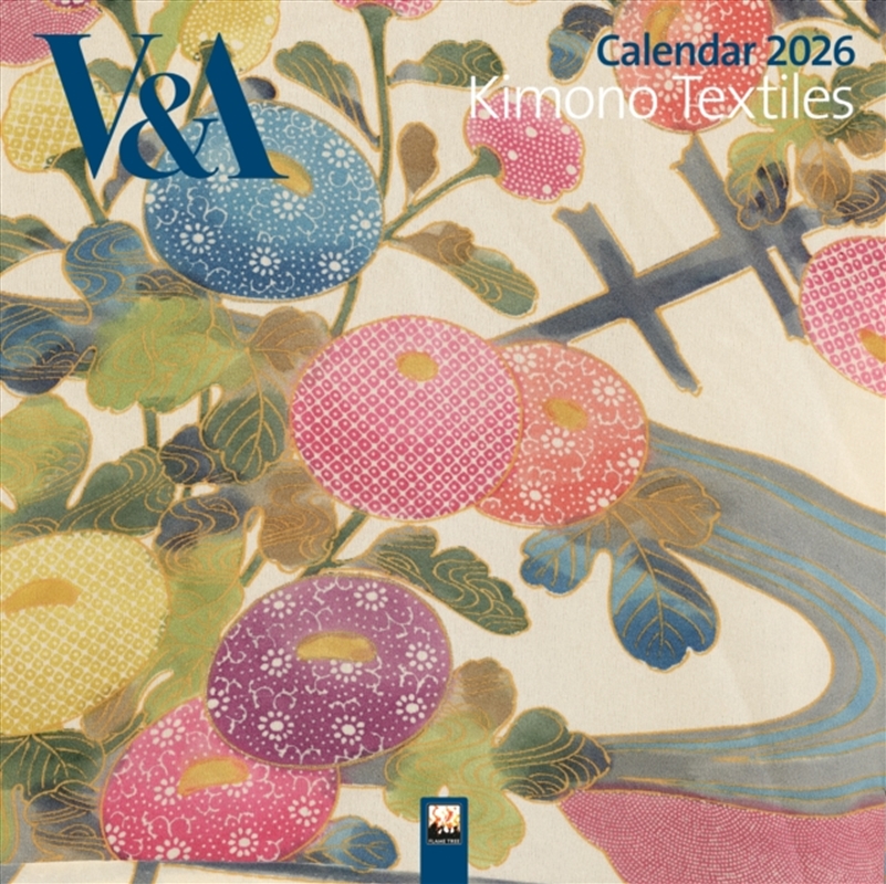 V&A: Kimono Textiles Wall Calendar 2026 (Art Calendar)/Product Detail/Calendars & Diaries