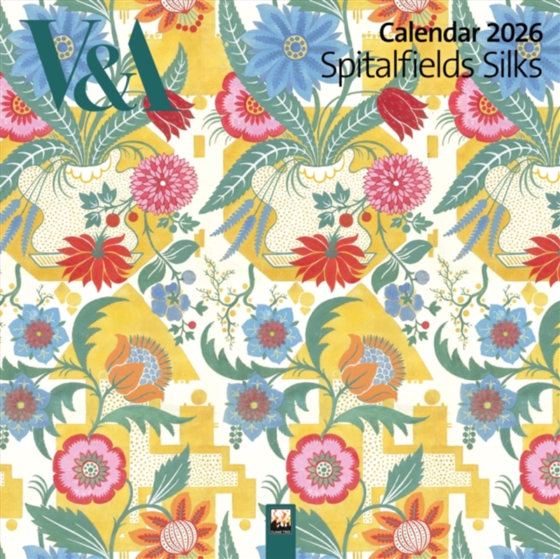 V&A: Spitalfields Silks Wall Calendar 2026 (Art Calendar)/Product Detail/Calendars & Diaries