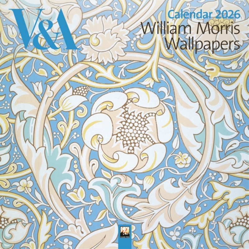 V&A: William Morris Wallpapers Wall Calendar 2026 (Art Calendar)/Product Detail/Calendars & Diaries