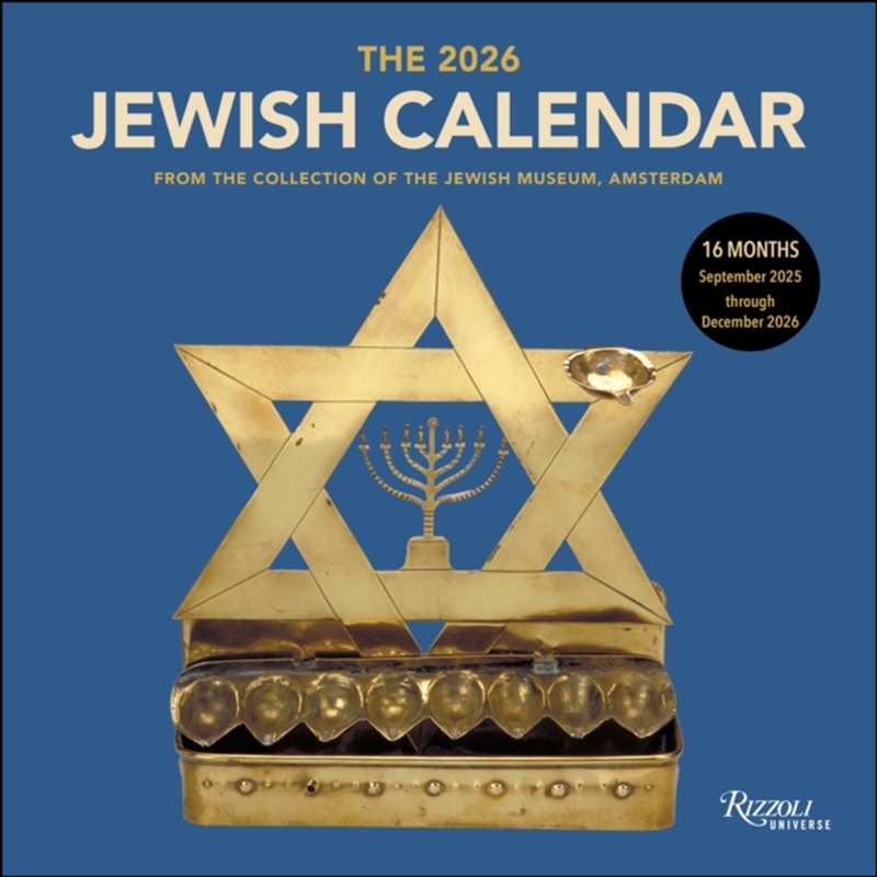 The Jewish Calendar 2025–2026 (5786) 16-Month Wall Calendar/Product Detail/Calendars & Diaries