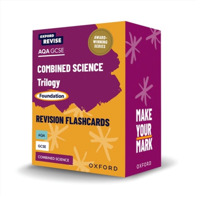 Oxford Revise: Aqa Gcse Combined Science Trilogy Foundation Revision Flashcards/Product Detail/Education & Textbooks