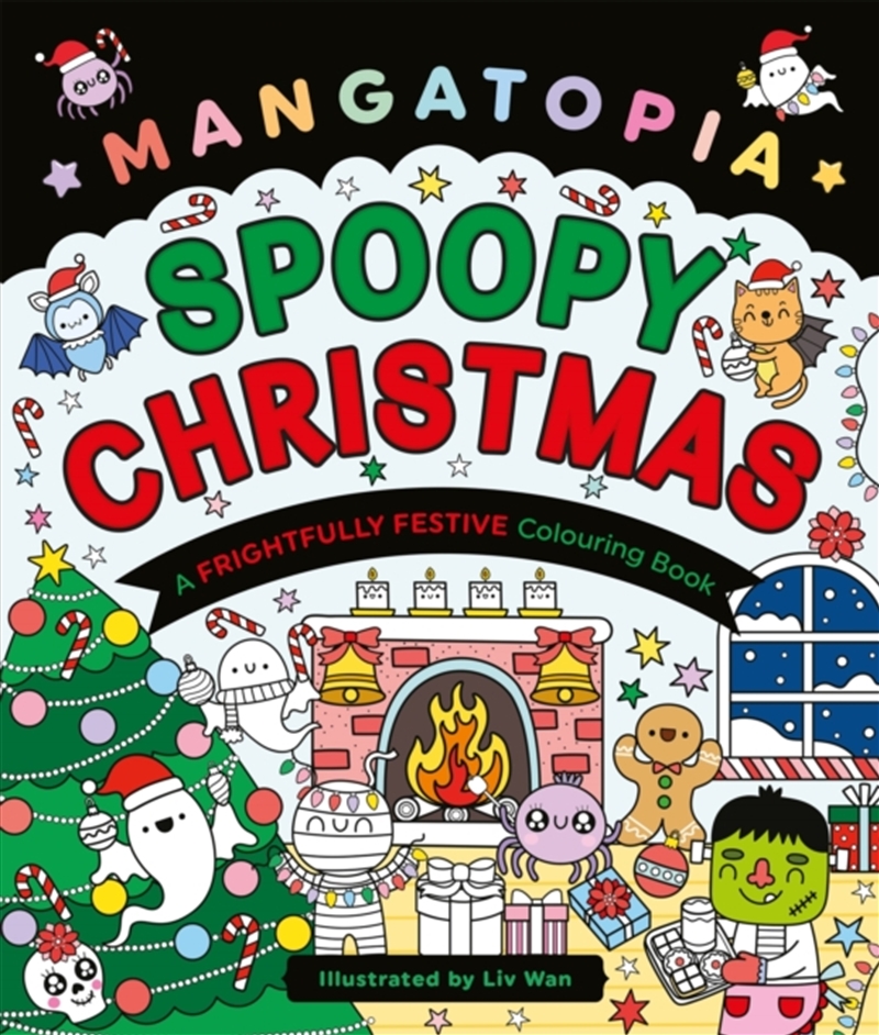 Mangatopia Spoopy Christmas : A Cute And Cuddly Colouring Book Of Anime And Manga/Product Detail/Adults Colouring